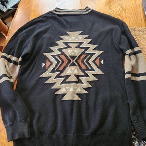 Canoe and Lake dockside cardigan medium